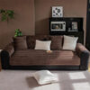 Modern Asymmetrical Stripes Soft Plush Non-Slip Co