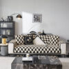 Modern Diamond Plush Sofa Decoration Non-Slip Couc