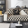 Modern Diamond Plush Sofa Decoration Non-Slip Couc
