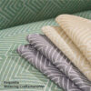 Modern Pattern Ice Silk Natural Cooling Sectional 