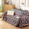 Moroccan Jacquard Multifunctional Throw Blanket Co