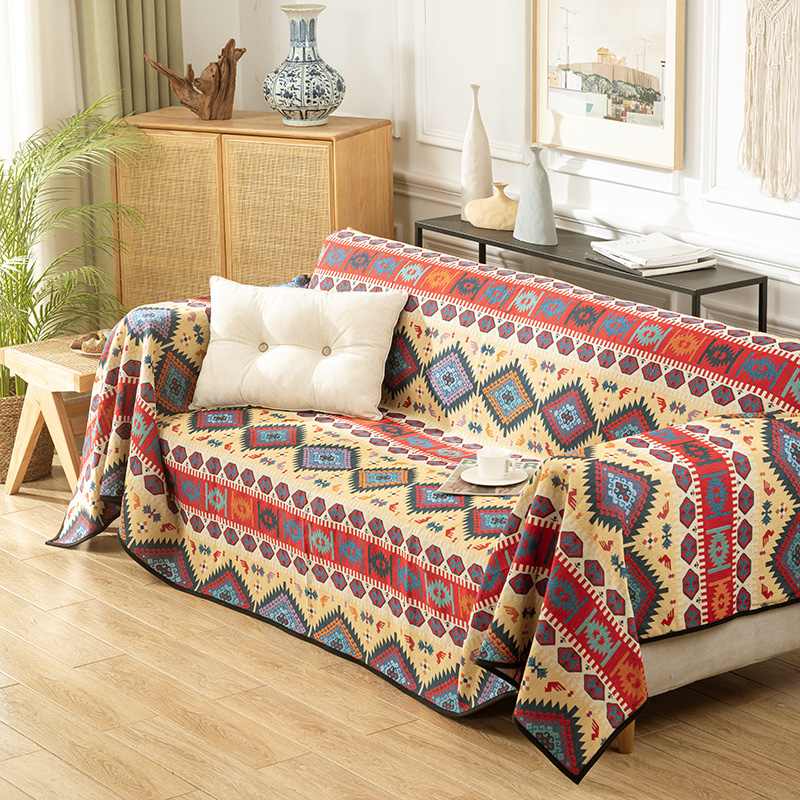 Moroccan Jacquard Multifunctional Throw Blanket Co
