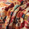 Moroccan Jacquard Multifunctional Throw Blanket Co