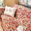 Moroccan Jacquard Multifunctional Throw Blanket Co
