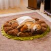 Nature-Inspired Adjustable Calming Dog Bed - Plush
