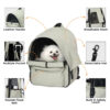 Outdoor Travel Expandable Breathable Cat Carrier B