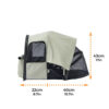 Outdoor Travel Expandable Breathable Cat Carrier B