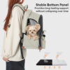 Outdoor Travel Expandable Breathable Cat Carrier B
