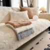 Paw Print Cute Plush Thick Sofa Decoration Non-sli