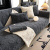 Paw Print Cute Plush Thick Sofa Decoration Non-sli