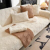 Paw Print Cute Plush Thick Sofa Decoration Non-sli