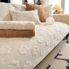 Paw Print Cute Plush Thick Sofa Decoration Non-sli