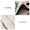 Paw Print Soft Polar Fleece Sofa Protector Non-sli