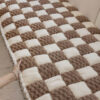 Plush Handmade Color Block Dog Mat Soft Sofa Prote