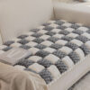Plush Handmade Color Block Dog Mat Soft Sofa Prote