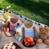 Portable Faux Woven Water-Repellent Pet Carrier Ba