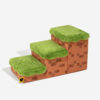 Retro Pixel Handcrafted Foldable Pet Stairs With S