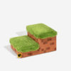 Retro Pixel Handcrafted Foldable Pet Stairs With S