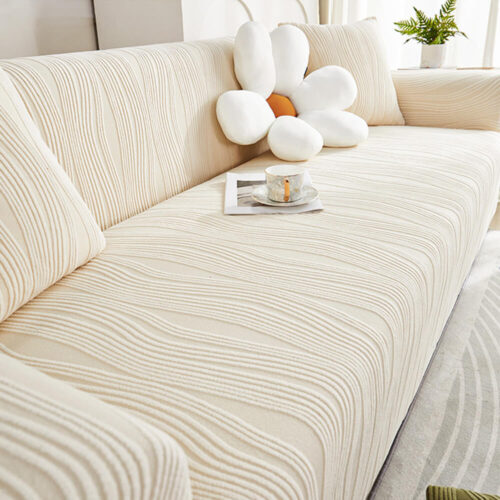 Jacquard Stretch Full-Cover Anti-scratch Couch Cov