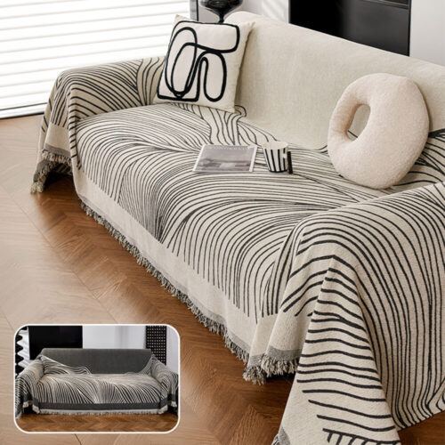 Minimalist Chenille Reversible Cat-Scratch Resista