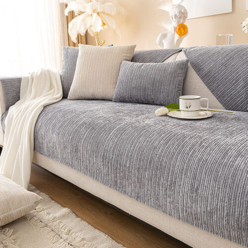 Simple Solid Color Chenille Scratch-resistant Prot