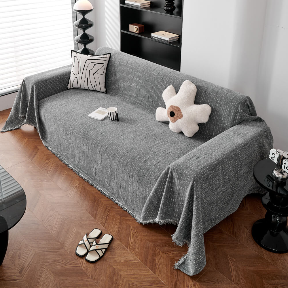 Soft Line Chenille All-Season Sofa Durable Protect