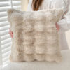 Ultra-Soft Faux Rabbit Fur Skin-Friendly Full Prot
