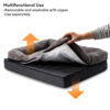 Spacious Cozy Durable Orthopedic Washable Dog & Ca