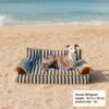 Stripe Waterproof Foldable Large Dog Sofa Bed - Su