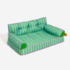 Stripe Waterproof Foldable Large Dog Sofa Bed - Su