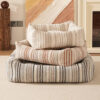 Striped Chenille Scratch-Resistant Breathable Neck