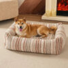Striped Chenille Scratch-Resistant Breathable Neck