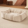 Striped Chenille Scratch-Resistant Breathable Neck