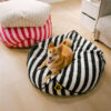 Trendy Striped Pattern Polygonal  Calming Bean Bag