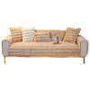 Striped Thickened Plush Non-slip Couch Cover