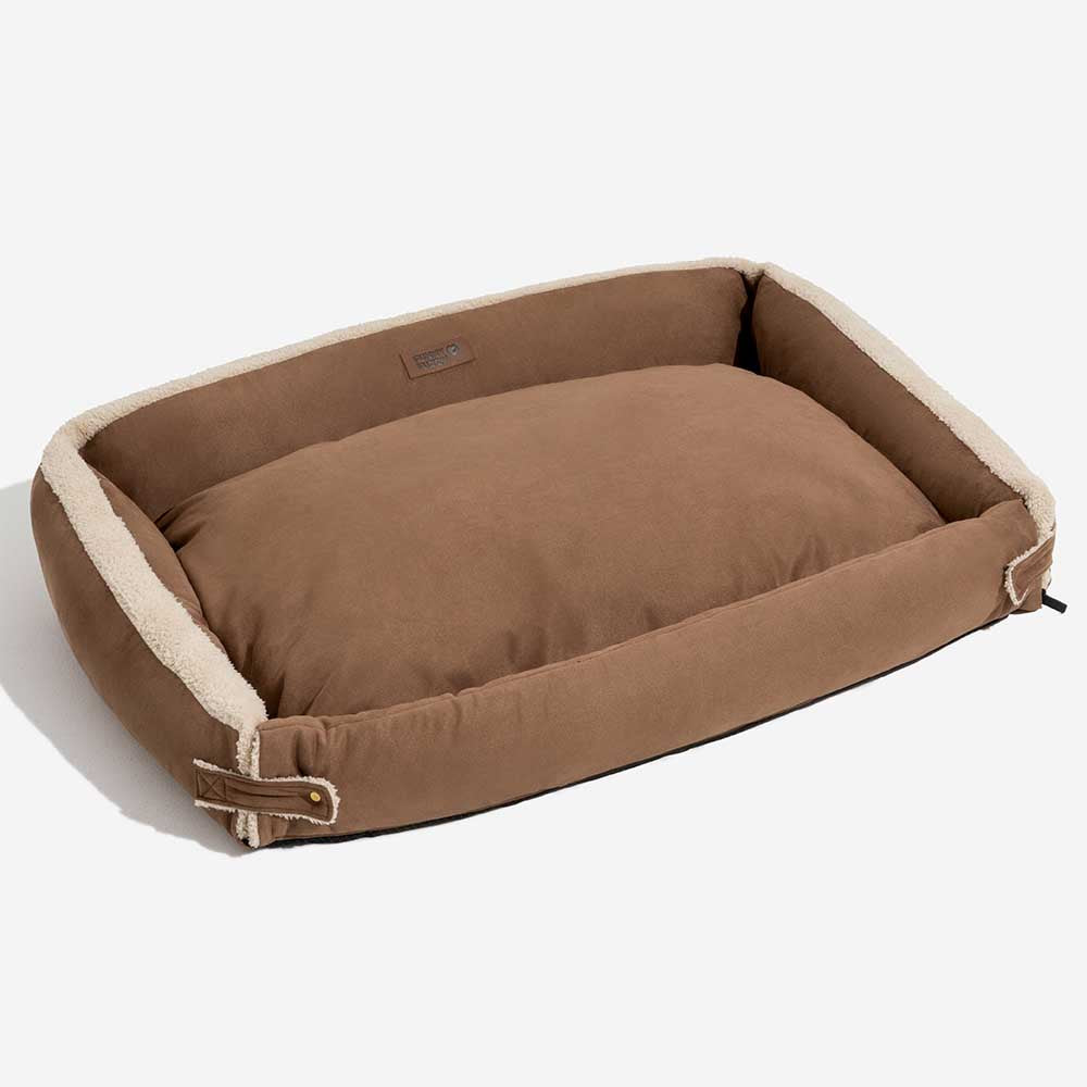 Stylish Expandable Ergonomic Calming Dog Bed - Tra