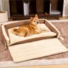 Stylish Expandable Ergonomic Calming Dog Bed - Tra