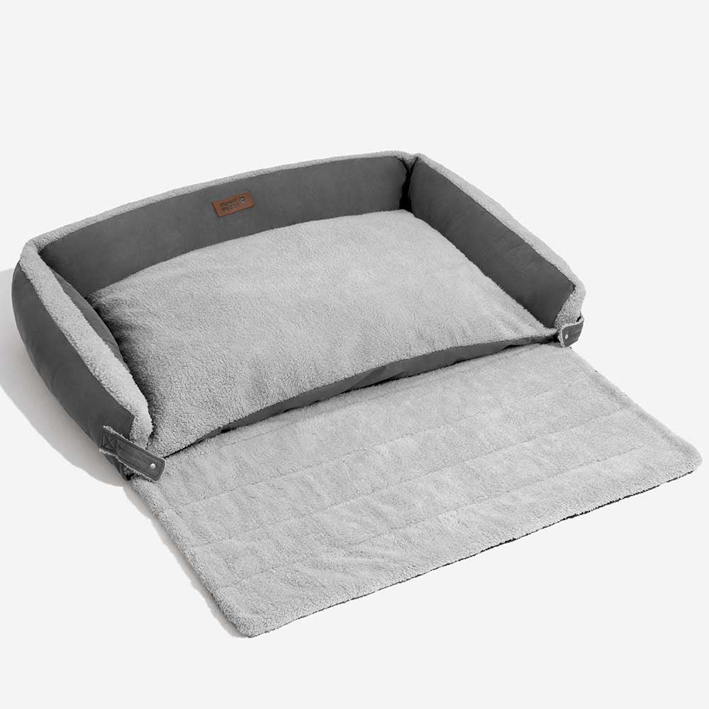 Stylish Expandable Ergonomic Calming Dog Bed - Tra