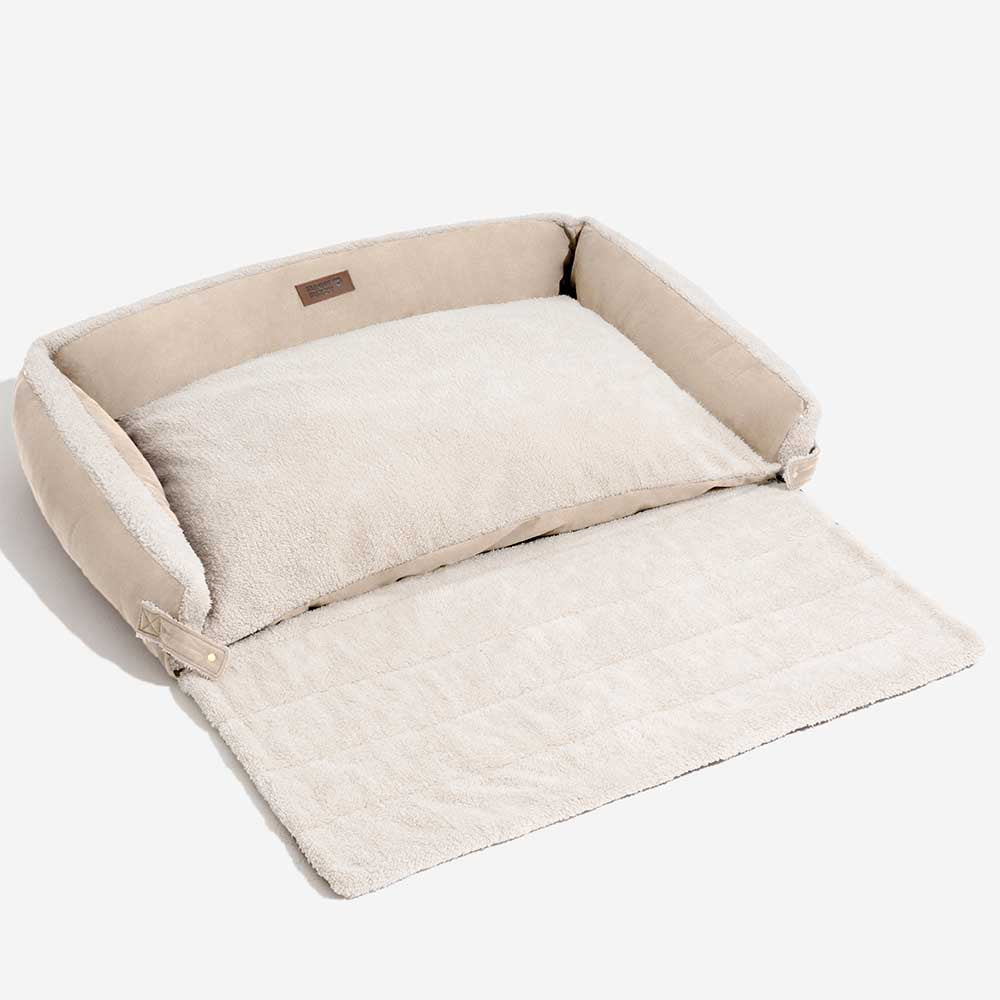Stylish Expandable Ergonomic Calming Dog Bed - Tra