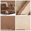 Stylish Expandable Ergonomic Calming Dog Bed - Tra