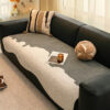 Stylish Irregular Contrast Chenille Scratch-Resist