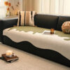 Stylish Irregular Contrast Chenille Scratch-Resist