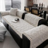 Thickened Short Plush Leaf Pattern Scratch Resista