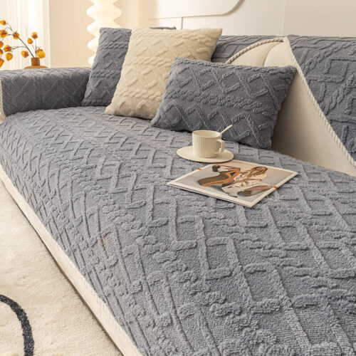 Thickened Soft Plush Sofa Protection Decoration Co