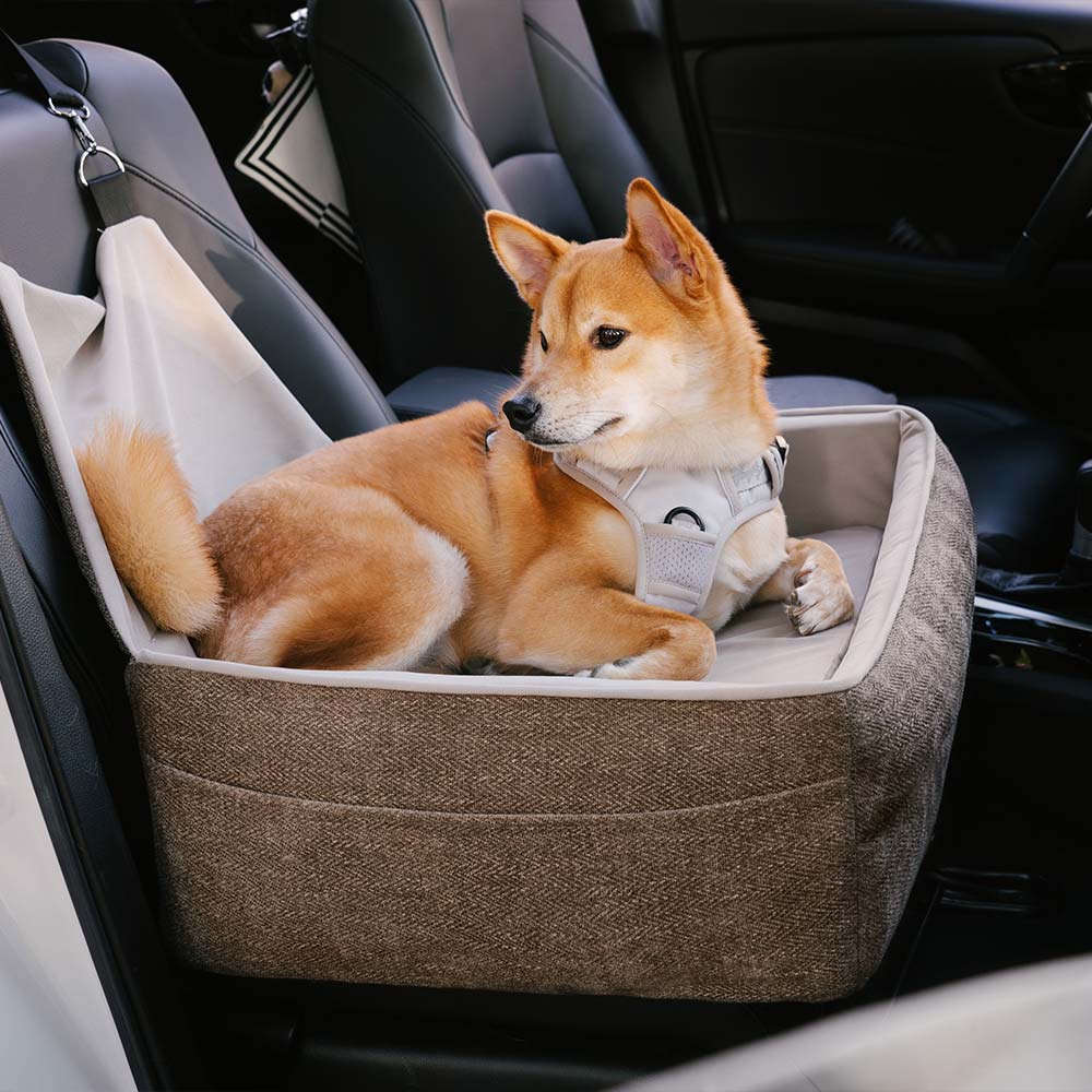 Travel Safety Seat Thickened Elevated Dog Car Seat