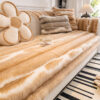 Trendy Beautiful Gradient Colour Stripe Plush Couc