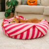 Trendy Striped Pattern Polygonal  Calming Bean Bag