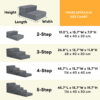 Waterproof Washable PU Leather Modular Multi-Level