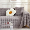 Ultra-Soft Faux Rabbit Fur Skin-Friendly Full Prot