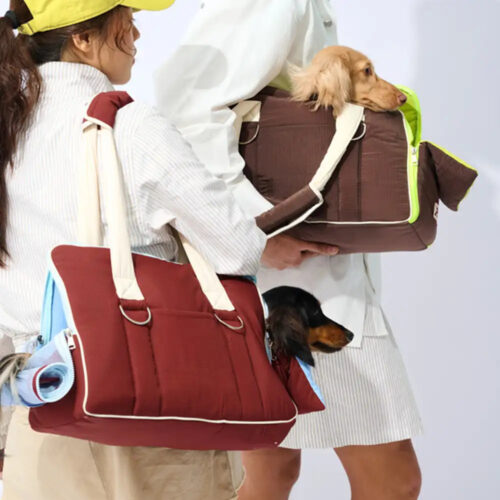 Urban Commuter Color-Block Multi-functional Pet Ca